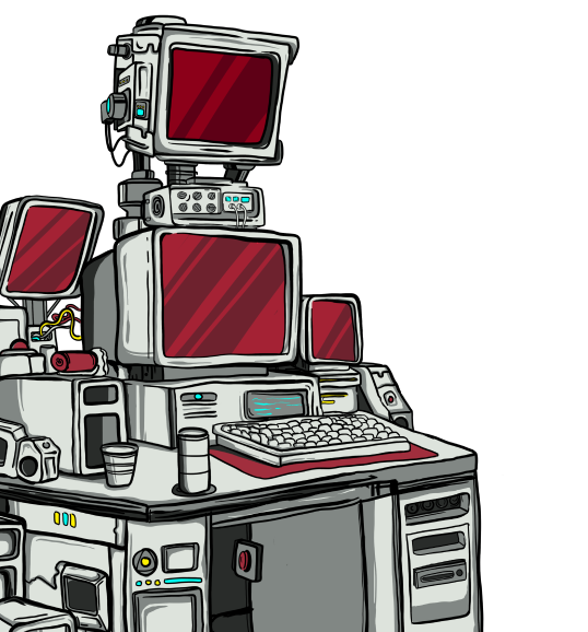 Monitors Illustration
